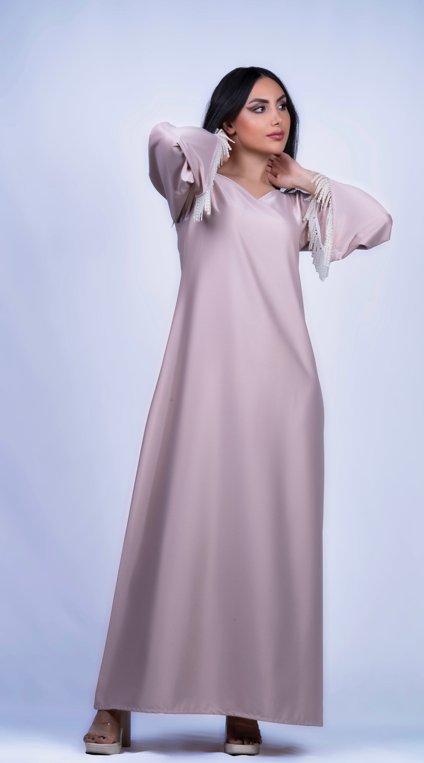 Pearl Pink Kaftan